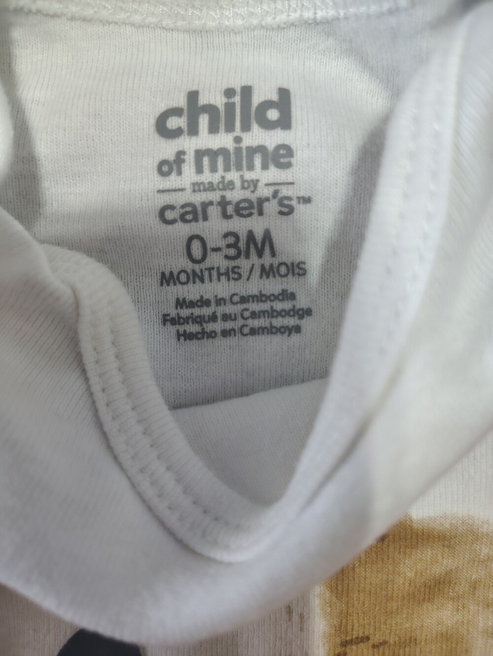 Carter's Gerber Child of Mine Small Wonders Baby Boy Bodysuit Lot 5pc 0-6M - Picture 6 of 11
